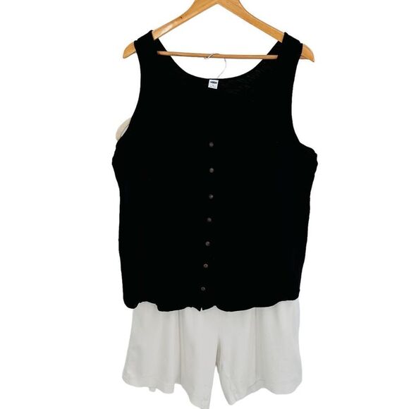 Old Navy Lands End Catherine’s Three piece xlarge outfit bundle black and white - Picture 5 of 13